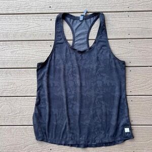 Vuori Lux Performance Tank Top Black Camo Women's Size XL Activewear Fitness